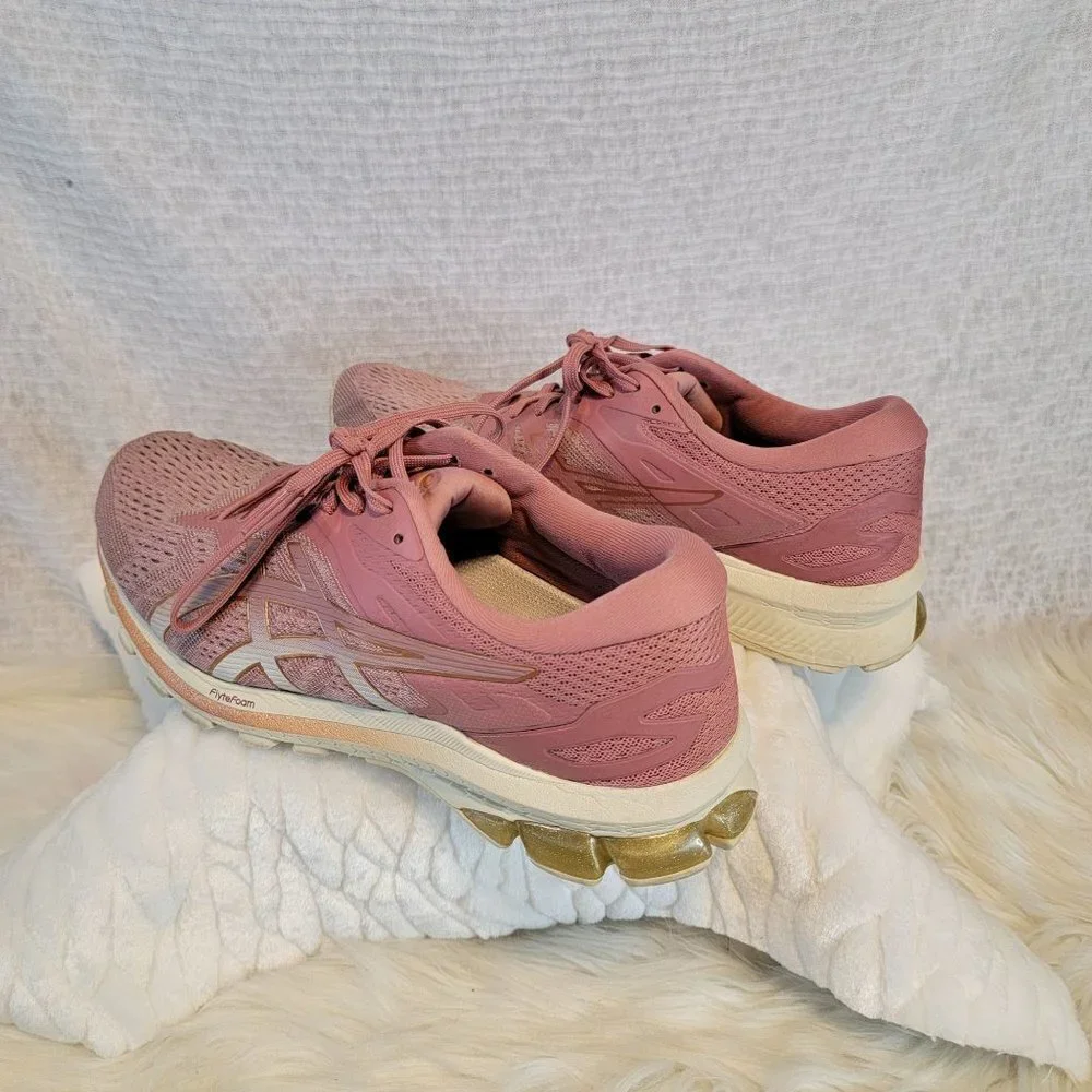 Women's ASICS GT 1000 10 Running Shoes Pink Cushioned Sneaker Athleisure‎ Sz 10